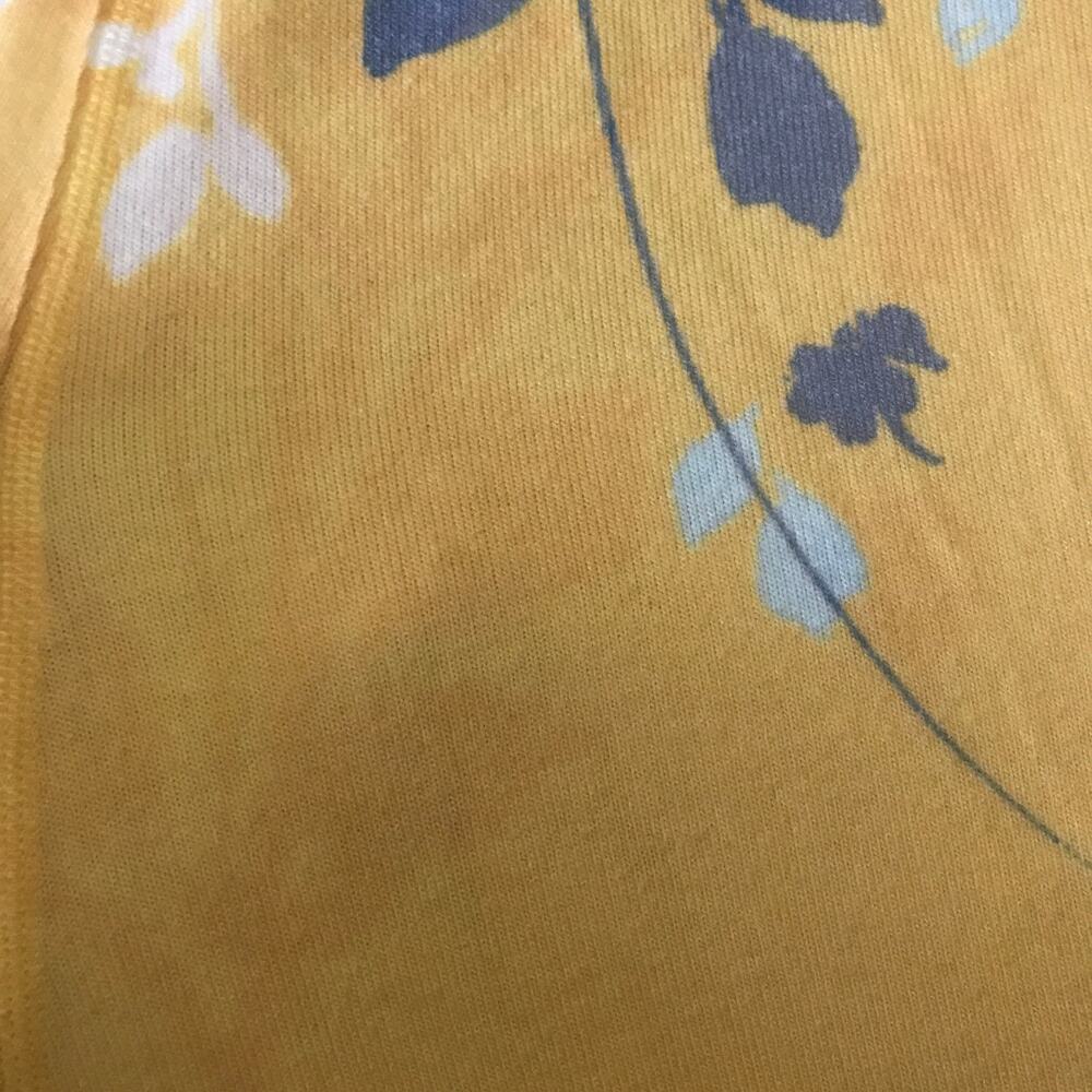Soft Surroundings Delphina Tunic Sweater Floral Longline Pullover Yellow Size XL - Picture 13 of 15